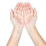 hand-holding-on-isolated-white-background-picture-id1164930327