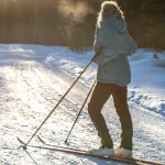 woman-cross-country-skiing-picture-id1133801157