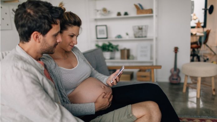 Fødselsboken i appen Gravid og barn