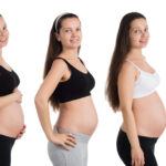 Woman With Different Stages Of Pregnancy