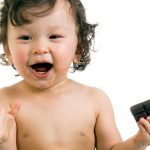 child-with-chocolate-picture-id145197901