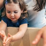 Washing baby’s hands