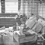 Child in hospital room