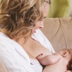 Nursing Baby on Sofa
