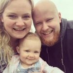 Anna Linnea Landa med familie. Foto: privat