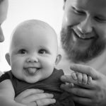 Anna Linnea med familie. Foto: privat