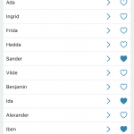 App navn søkeresultater