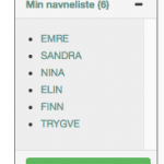 Min navneliste