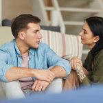 Young Couple Staying Home